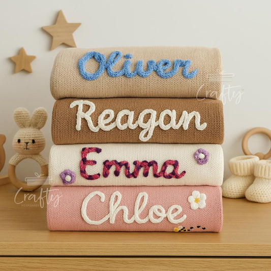 Hand Embroidered Blanket