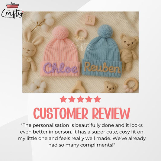 Embroidered Winter Beanie/Hat