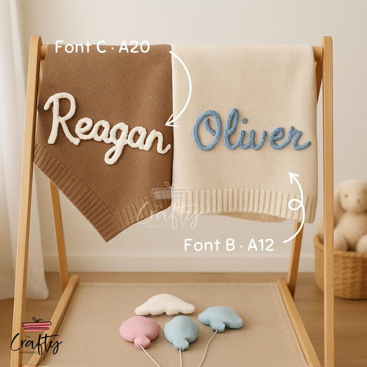 Hand Embroidered Blanket