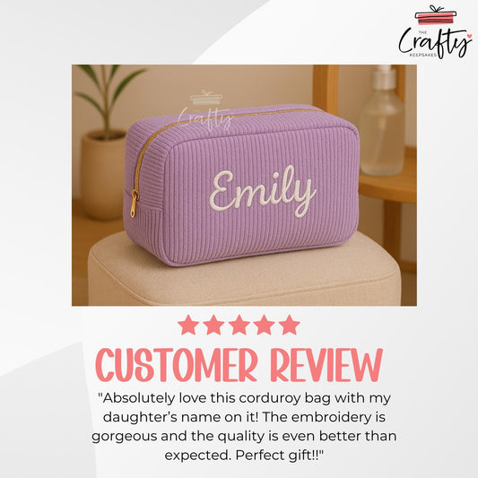 Custom Embroidered Makeup Bag