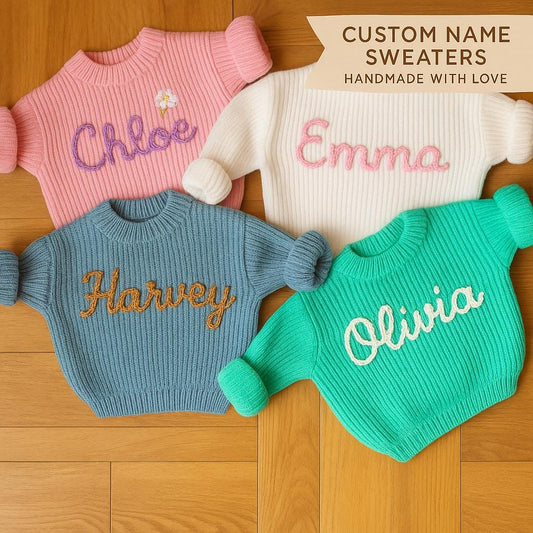 Baby Embroidered Colourful Sweater