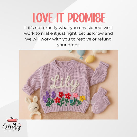 Colourful Flowerbed Sweater