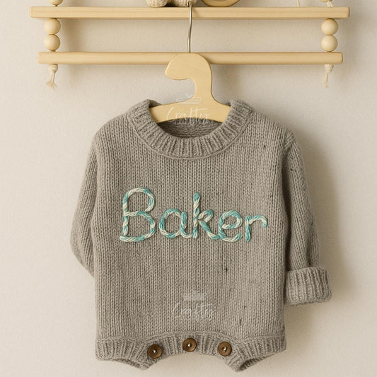 Embroidered Baby Romper/Bodysuit