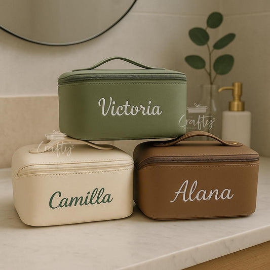 Custom Name Makeup Bag