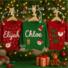 Custom Hand Embroidered Christmas Baby Sweater Jumper