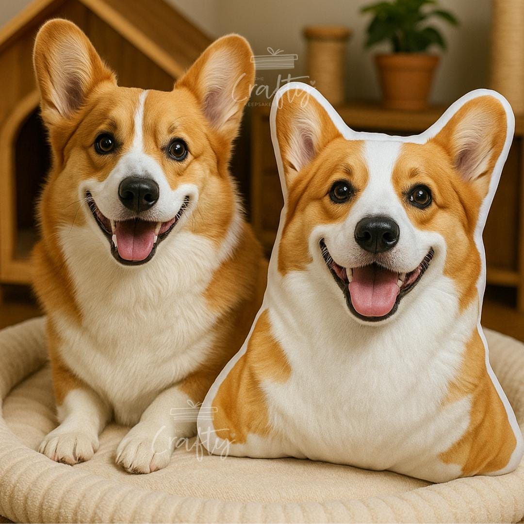 Custom Pet Pillow: Personalised Dog/Cat Memorial Gift