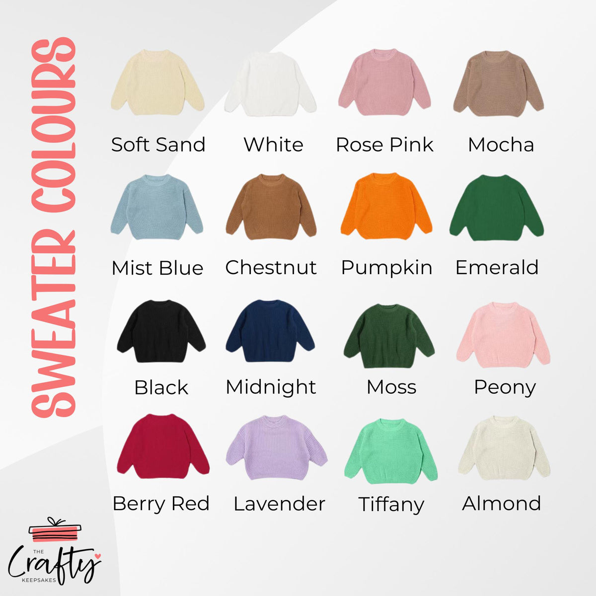 Custom Hand Embroidered Christmas Baby Sweater Jumper