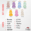 Personalised Baby Girl Summer Outfit: Embroidered Ruffle Top & Shorts