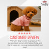 Personalised Silk Pet Pajamas: Custom Embroidered Name Sleepwear