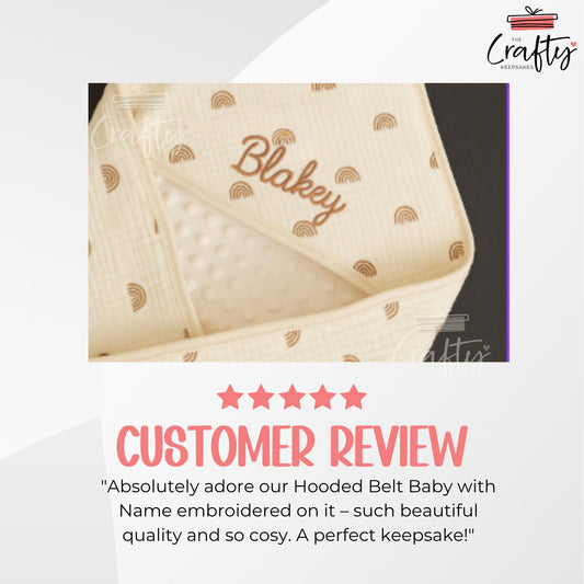 Custom Name Embroidered Baby Wrap Blanket | Personalised Cotton Swaddle Gift | Stars, Rainbow, Cherry, Moon Pattern | Custom Baby Gift Wrap