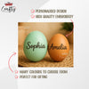 Personalised Wooden Easter Egg: Engraved Name Keepsake, Baby's First Easter