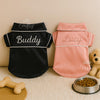 Personalised Silk Pet Pajamas: Custom Embroidered Name Sleepwear