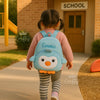 Personalised Plush Kids Backpack: Embroidered Name, Cartoon Animal Bag