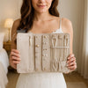Custom Velvet Jewellery Roll: Travel Jewellery Organiser Bag, Ring Bracelet Necklace Storage, Bridesmaid Gift for Her