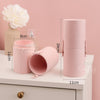 Custom Makeup Brush Holder with Lid: PU Leather Barrel Storage Cup, Portable Pen Holder, Desk Organiser Gift for Women