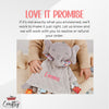Embroidered Baby Comforter: Plush Animal Lovey, Personalised Newborn Gift