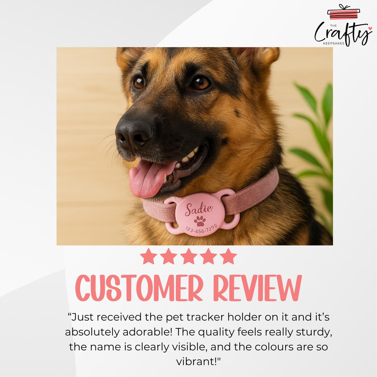 Personalized AirTag Pet Collar Tag: Engraved Silicone, Custom Dog Cat ID