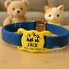 Personalized AirTag Pet Collar Tag: Engraved Silicone, Custom Dog Cat ID