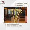 Personalised Graduation Drink Stirrers: Acrylic Class of 2025 Party Favours