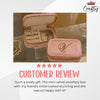 Personalised Velvet Travel Jewellery Case: Custom Keepsake Gift
