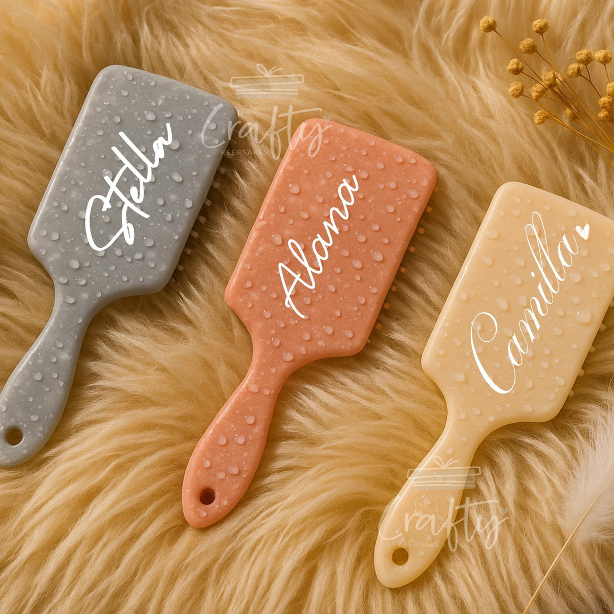 Personalized Engraved Hairbrush: Custom Hair Care Gift