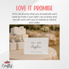 Personalised Wedding Guest Book: Foil Printed Hardback Keepsake