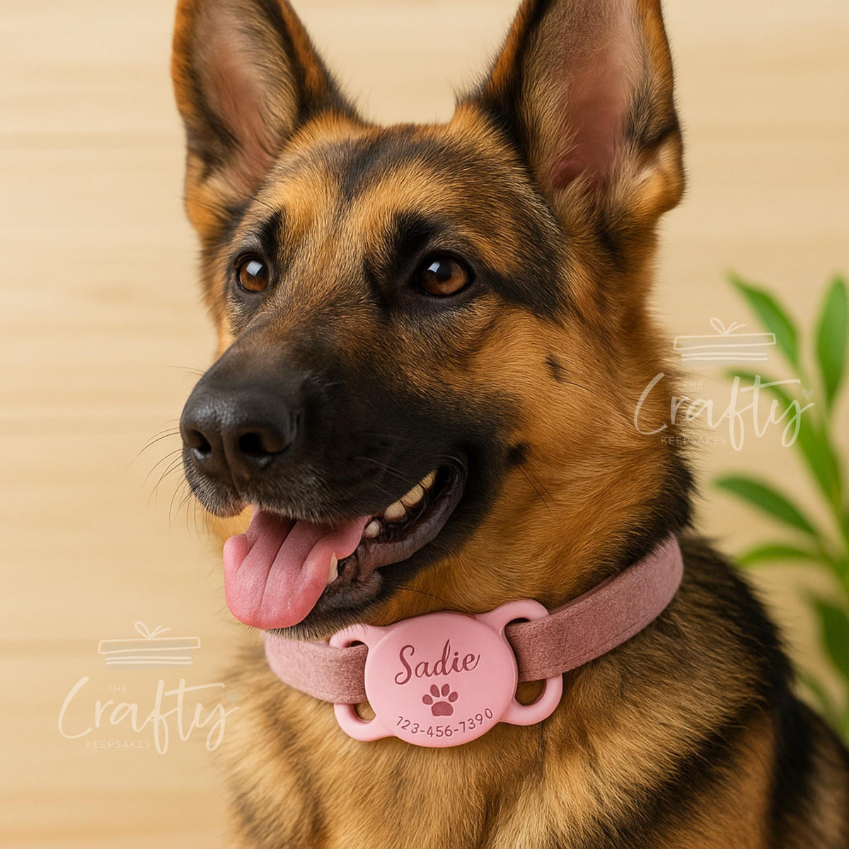 Personalized AirTag Pet Collar Tag: Engraved Silicone, Custom Dog Cat ID